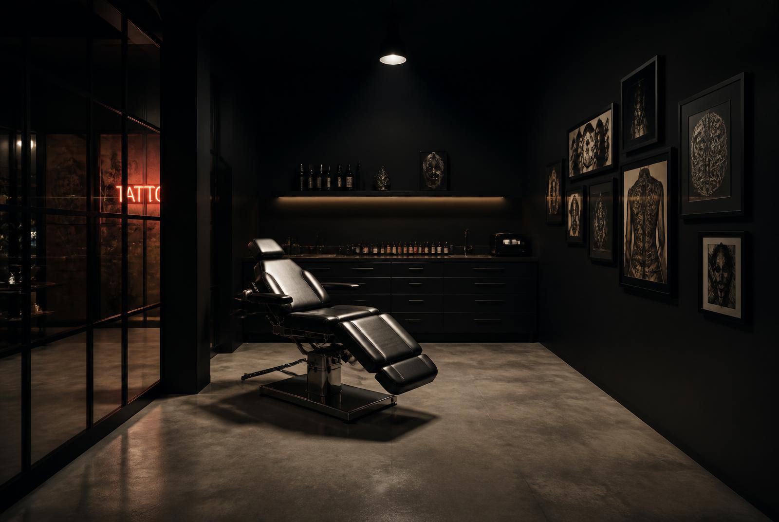 Needle Master Tattoo Studio Çorum stüdyo iç mekânı